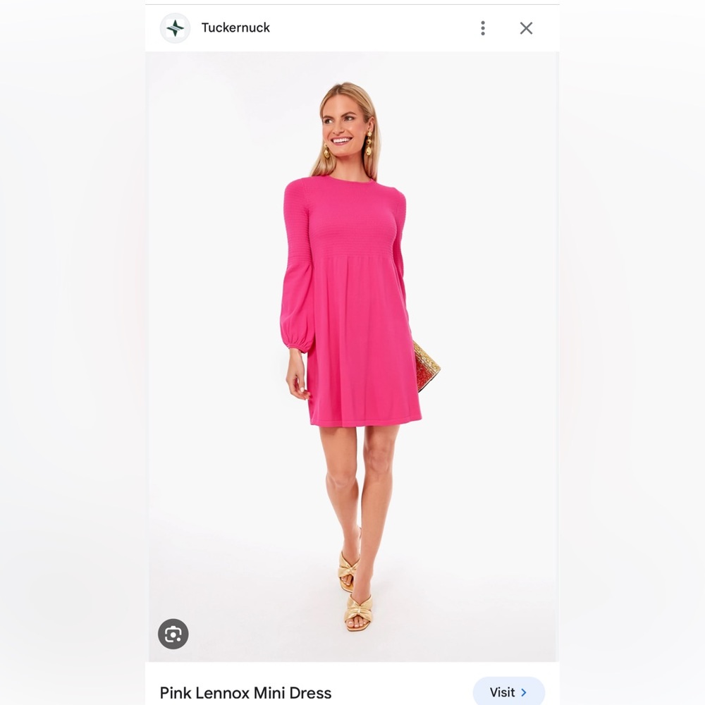 Pink Lennox Mini Dress -  Pomander Place (Tuckernuck)